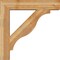 Ekena Millwork Funston Block Rough Sawn Bracket w/ Offset Brace, Western Red Cedar, 8"W x 38"D x 38"H BKT0806X38X38FST05RWR - alternate 2